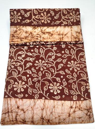 PL COTTON SAREES WITH SOLID WAX CRACK DESIGNS